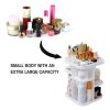 360 Rotating Large Capacity Makeup Organizer for Bedroom and Bathroom – White