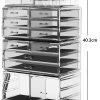 Makeup Cosmetic Organizer Storage with 12 Drawers Display Boxes – Clear