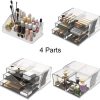 Makeup Cosmetic Organizer Storage with 12 Drawers Display Boxes – Clear