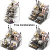 Makeup Cosmetic Organizer Storage with 12 Drawers Display Boxes – Clear