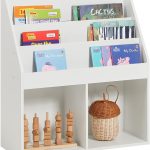 Kids Shelving Unit 3 Shelves 2 Compartments