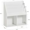 Kids Shelving Unit 3 Shelves 2 Compartments