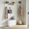 Hallway Shoe Bench Rack Cabinet Seat Cushion