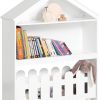 Kids Bookcase Shelf Storage Mobile Toy Chest