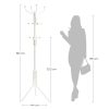 Metal Coat Rack ,White