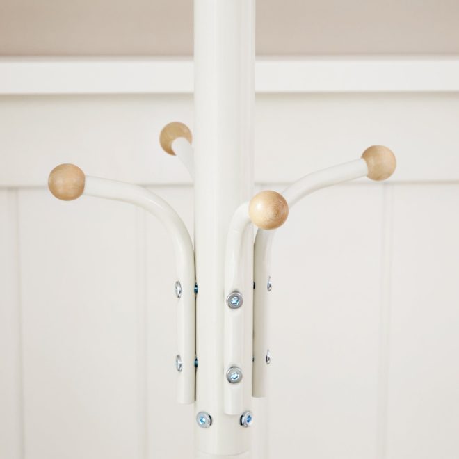 Metal Coat Rack ,White