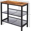 2-Tier Shoe Rack, Industrial Shoe Organizer Storage Bench