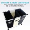 3 in 1 Large 135L Laundry Clothes Hamper Basket with Waterproof bags and Aluminum Frame – MULTICOLOUR