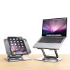 Stage S12 Rotating Laptop Stand with USB-C Docking Station – Space Grey