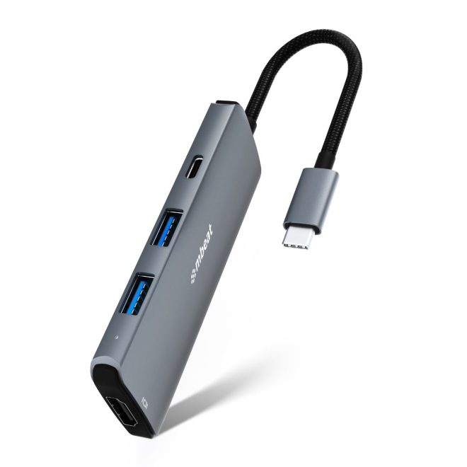 mbeat 7-in-1 USB-C 3.2 Gen2 Hub with 8K Video, 10Gbps Data – Space Grey