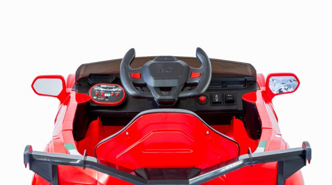 Ferrari Inspired 12V Ride-on Electric Car with Remote Control – Red