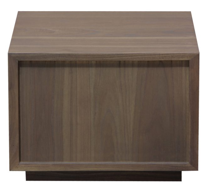 Oscar 1 Drawer Low Bedside Table (Latte)