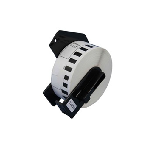 Compatible DK22210 Label Roll Black-on-White 29MM X 30.48M Continuous Roll – for use in Brother Printer