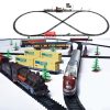 Electric Large Classic Train Set Rail Track Carriages Kids Vehicle Toy Gift