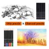 72pcs Professional Drawing Artist Kit Set Pencils and Sketch Charcoal Art Tools