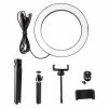 10″ Dimmable LED Ring Light Tripod Stand for Phone Makeup Live Selfie