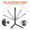 10″ Dimmable LED Ring Light Tripod Stand for Phone Makeup Live Selfie