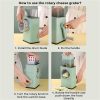 Kitchen Vegetable Food Manual Rotary Drum Grater Chopper Slicer Fruit Cutter