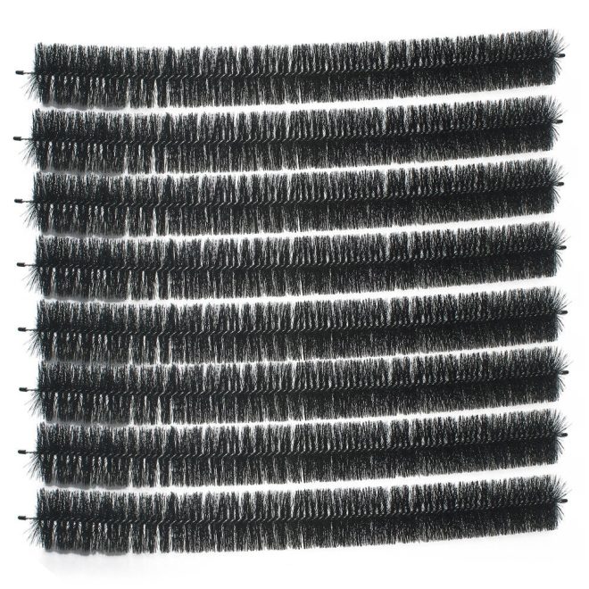 24Pcs 94x10cm Heavy Duty Gutter Brush Guard Length Leaf Twigs Filter Home Garden