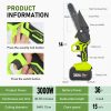 36V 3000W Mini Cordless Chainsaw 2X Battery-Powered Wood Cutter Rechargeable