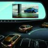 1080P Rear View Reversing Mirror 4.3” Front And Rear DVR Car Dash Camera Dual Lens