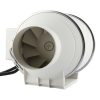 Silent Extractor Fan Duct Hydroponic Inline Exhaust Vent Industrial – 4″ Inch