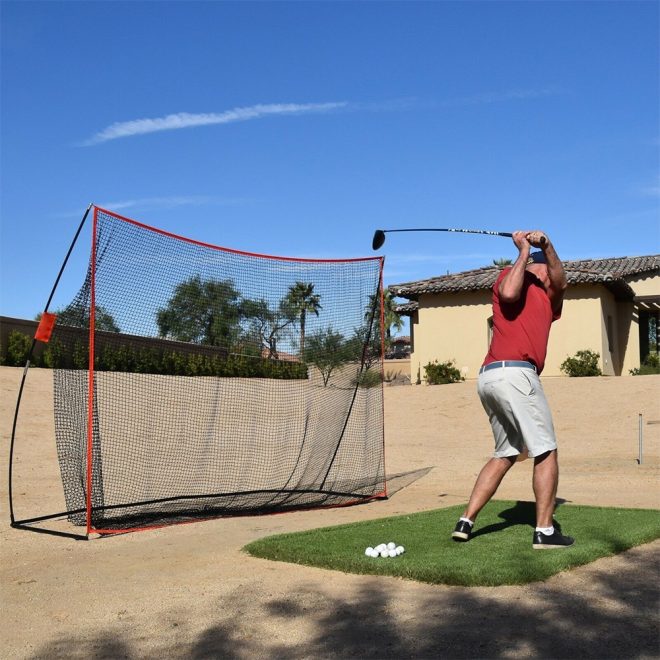 3M Huge Golf Practice Net Portable Hitting Swing Training Net Outdoor +Carry Bag