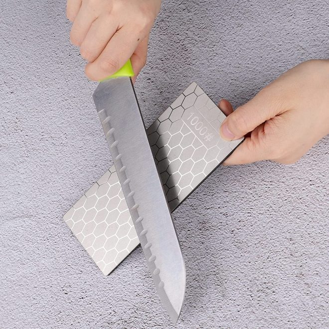 4pcs Diamond Knife Sharpener Sharpening Stone Honeycomb Grind Sharpener Kit