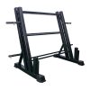 3-Tier Weights and Barbell Storage Rack Barbell Dumbbell Kettlebell Weight Plate