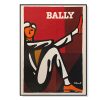 Bally Man by Villemot Black Frame Canvas Wall Art – 50×70 cm