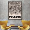 Wall Art 40cmx60cm Jackson Pollock Exhibition II Black Frame Canvas