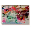 70cmx100cm Abstract Free Flow Wood Frame Canvas Wall Art