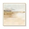 90cmx90cm Atmospheric Edge II Gold Frame Canvas Wall Art