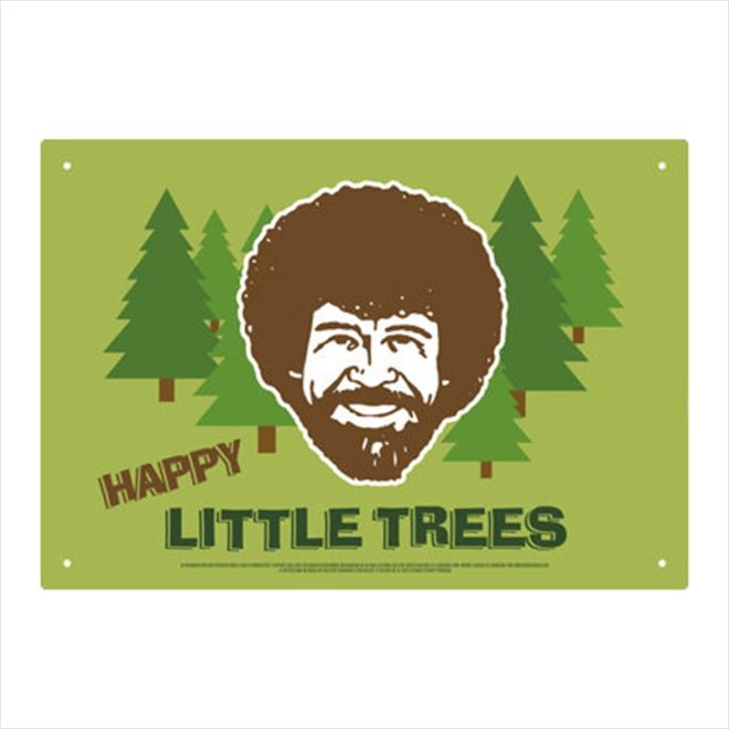 Bob Ross – Happy Trees Tin Sign