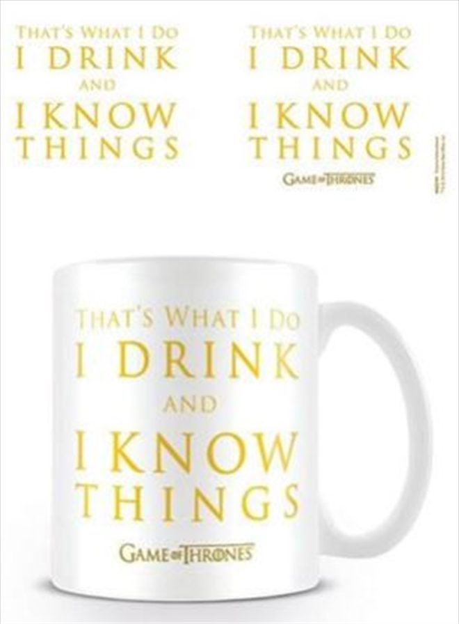 Game Of Thrones – Drink And Know Things