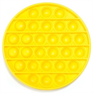 Yellow Round Push And Pop