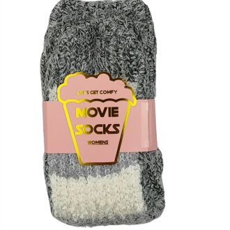 Grey And White Top – Movie Socks