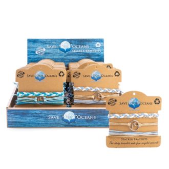 Save Our Oceans Stacker Bracelet (SENT AT RANDOM)