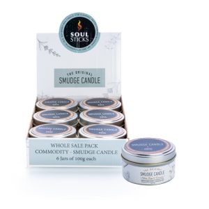 Soul Sticks Smudge Candle (PRICE IS FOR ONE ITEM) – White Sage and Cinnamon