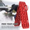 X-BULL 2PCS Recovery Tracks Boards Snow Mud Truck 4WD With Carry bag Red