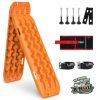 X-BULL 2PCS Recovery Tracks Snow Tracks Mud tracks 4WD With 4PC mounting bolts