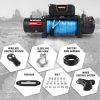 X-BULL 12V Electric Winch 12000LBS synthetic rope 4wd Jeep with Tire Deflator