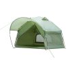 Large Space Luxury Frog Hexagonal Tent 5-8 Person Double Layer – Green