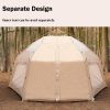 Large Space Luxury Frog Hexagonal Tent 5-8 Person Double Layer – Green