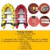 2.3m Inflatable Dinghy Boat Tender Pontoon Rescue – Red