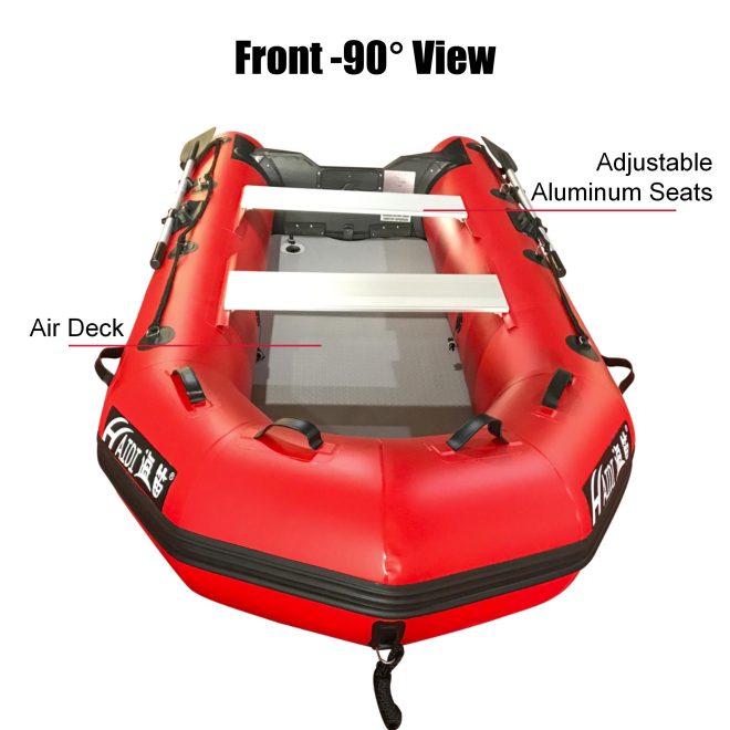 3m Inflatable Dinghy Boat Tender Pontoon Rescue- Red