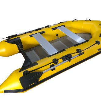 3.6m Inflatable Dinghy Boat Tender Pontoon Rescue- Yellow