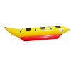 Inflatable Boat Tube 3-Person Towable Tube For Boating  Banana Float