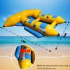 Inflatable 4 Person/Seat Towable Boat  Flying Fish Blower