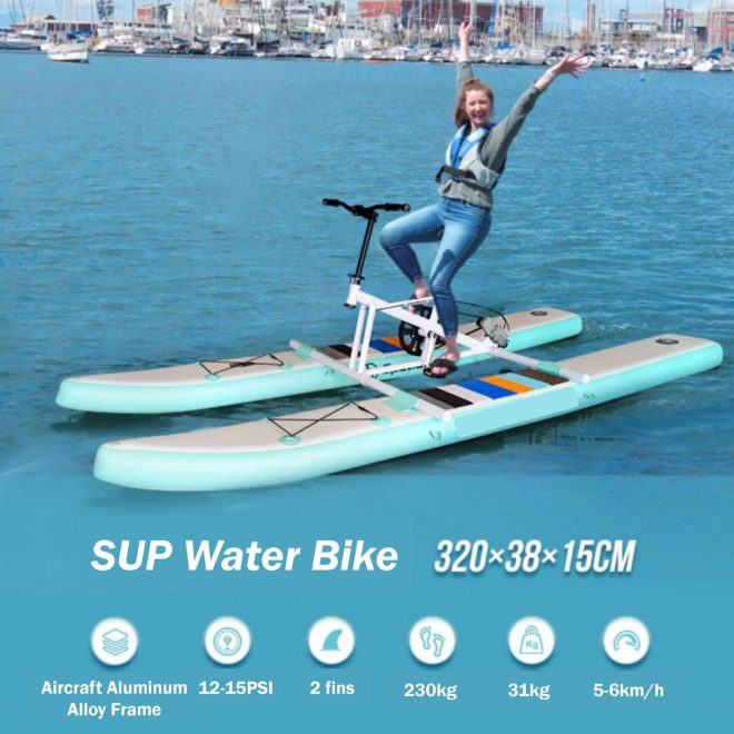 SUP Water Bike Water Bikes with Paddle Board Portable Waterbike